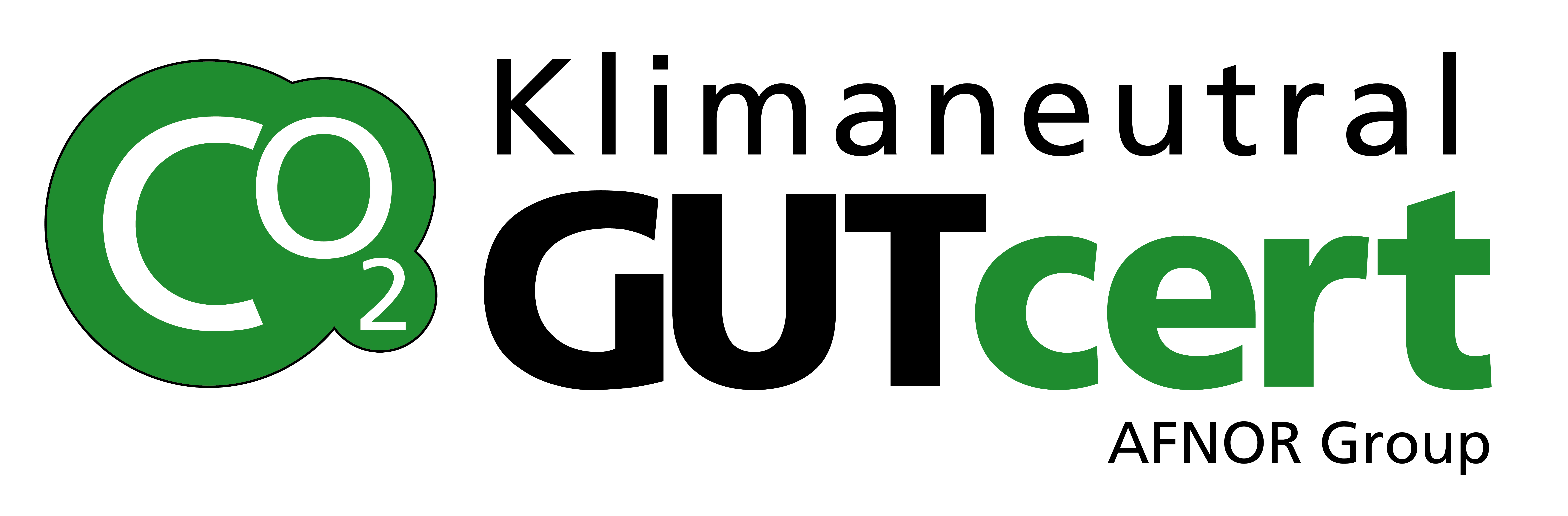 Logo GUTcert Klimanenutral mit Pfaden Zeichenfläche 1